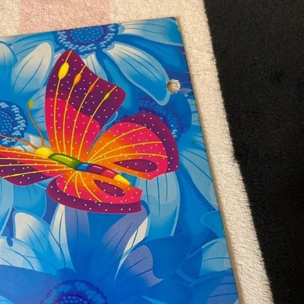 Vintage Lisa Frank Butterflies Flowers Fantastic Fashions Groovy Folder